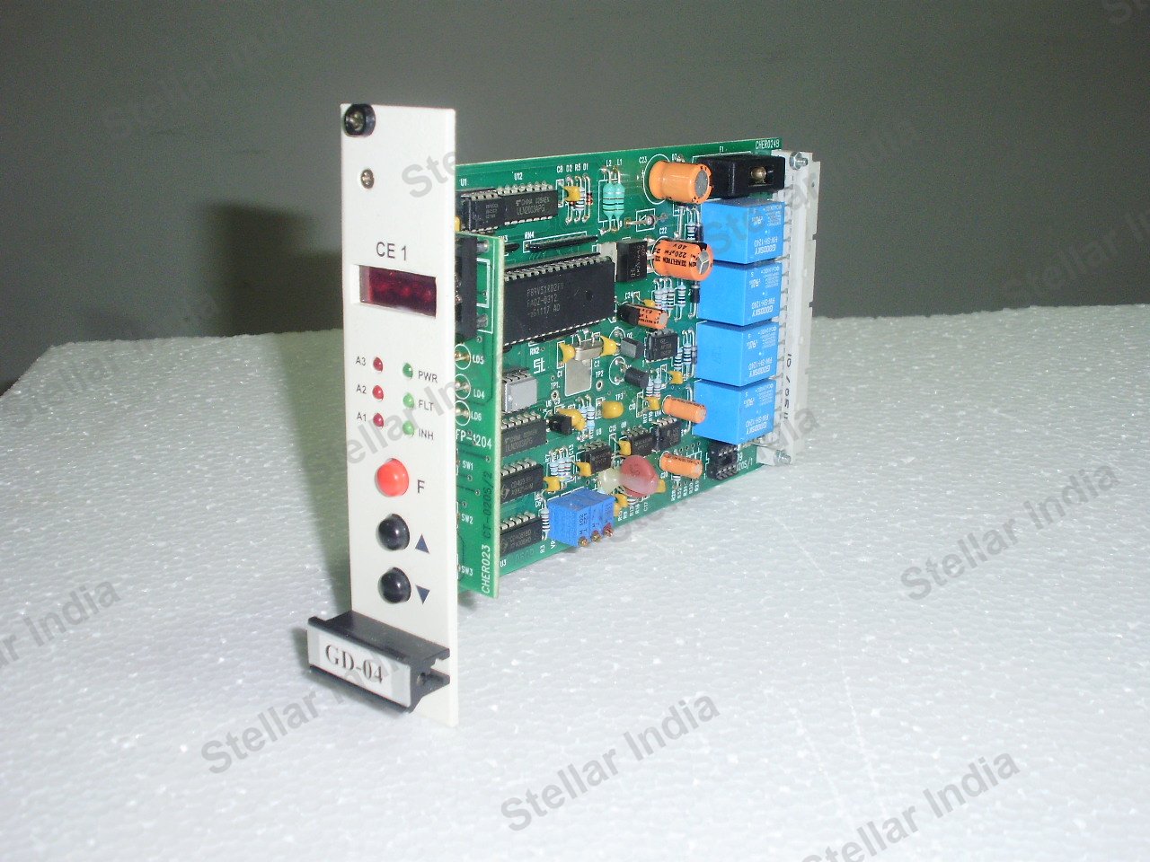 Gas detection control card hardware